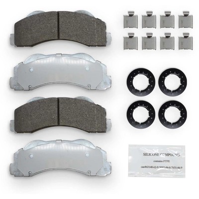 NRS BRAKE - NS1414 - Premium Galvanized Disc Brake Pad Set pa1