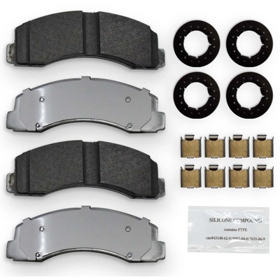 NRS BRAKE - NS2087 - Premium Galvanized Disc Brake Pad Set pa1