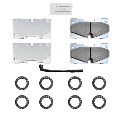 NRS BRAKE - NS2173 - Premium Galvanized Disc Brake Pad Set pa1