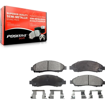 Front Semi Metallic Pads by POSITIVE PLUS - PPF-D1039 pa4
