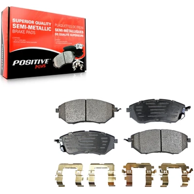 Front Semi Metallic Pads by POSITIVE PLUS - PPF-D1078 pa4
