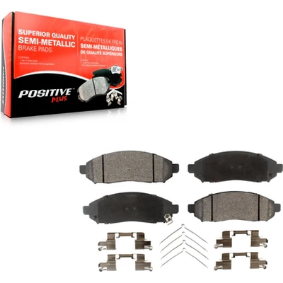 Front Semi Metallic Pads by POSITIVE PLUS - PPF-D1094 pa4