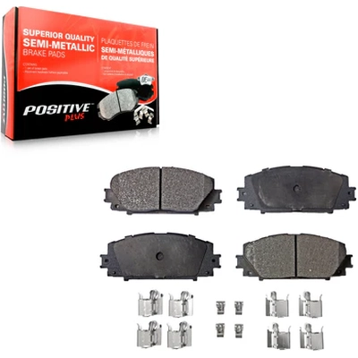 Front Semi Metallic Pads by POSITIVE PLUS - PPF-D1184 pa3