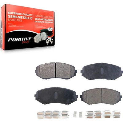 Front Semi Metallic Pads by POSITIVE PLUS - PPF-D1188 pa5