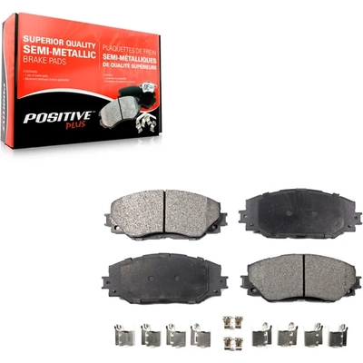 Front Semi Metallic Pads by POSITIVE PLUS - PPF-D1210 pa4