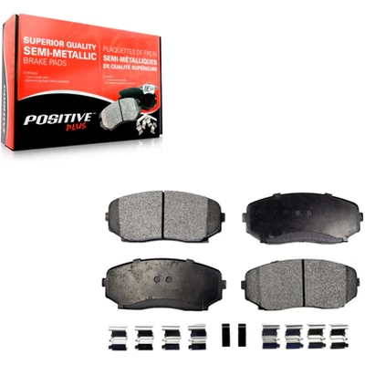 Front Semi Metallic Pads by POSITIVE PLUS - PPF-D1258 pa5