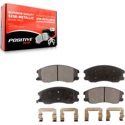 Front Semi Metallic Pads by POSITIVE PLUS - PPF-D1264 pa5