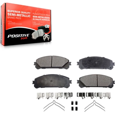 Front Semi Metallic Pads by POSITIVE PLUS - PPF-D1324 pa3