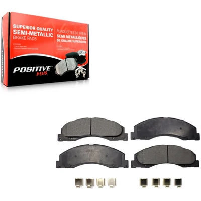 Front Semi Metallic Pads by POSITIVE PLUS - PPF-D1328 pa4
