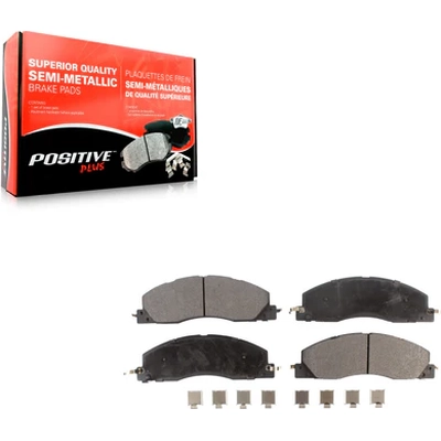 Front Semi Metallic Pads by POSITIVE PLUS - PPF-D1399 pa4