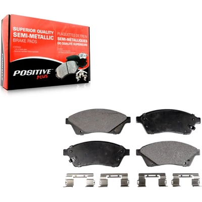 Front Semi Metallic Pads by POSITIVE PLUS - PPF-D1422 pa4