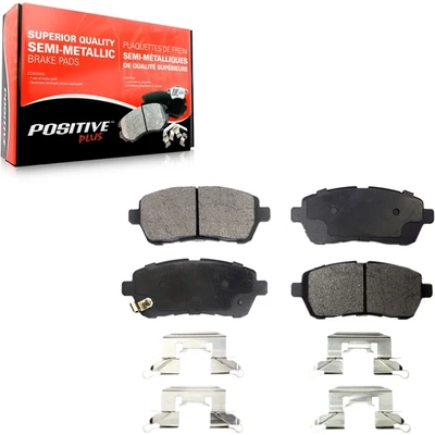 Front Semi Metallic Pads by POSITIVE PLUS - PPF-D1454 pa3