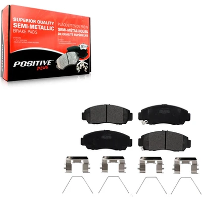 Front Semi Metallic Pads by POSITIVE PLUS - PPF-D1506 pa5