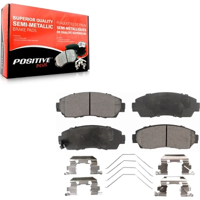 Front Semi Metallic Pads by POSITIVE PLUS - PPF-D1521 pa5