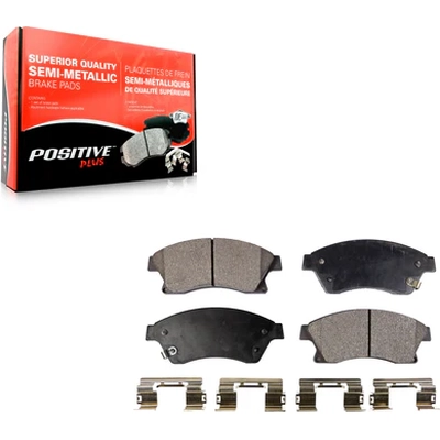Front Semi Metallic Pads by POSITIVE PLUS - PPF-D1522 pa4