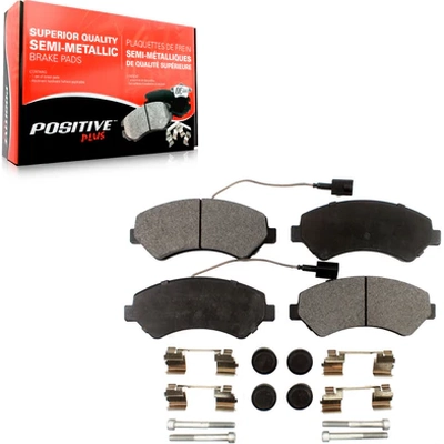 Front Semi Metallic Pads by POSITIVE PLUS - PPF-D1540 pa4