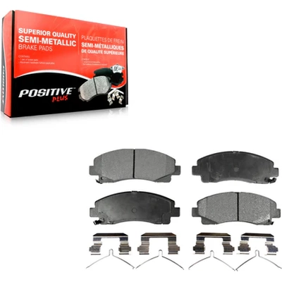 Front Semi Metallic Pads by POSITIVE PLUS - PPF-D1584 pa4