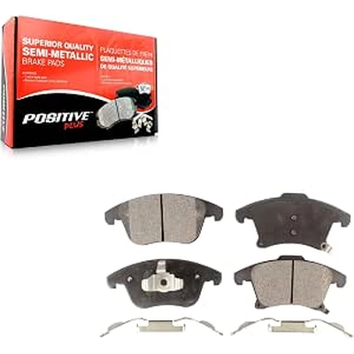 Front Semi Metallic Pads by POSITIVE PLUS - PPF-D1653 pa5