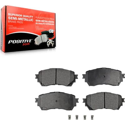 Front Semi Metallic Pads by POSITIVE PLUS - PPF-D1711 pa4