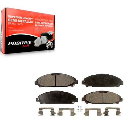Front Semi Metallic Pads by POSITIVE PLUS - PPF-D1791 pa4