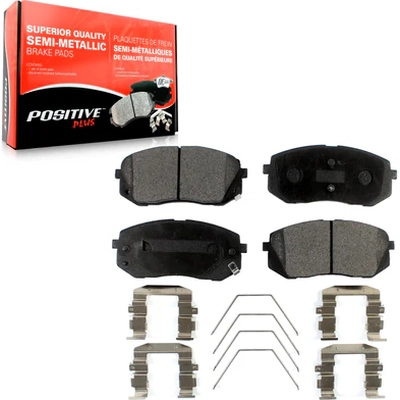 Front Semi Metallic Pads by POSITIVE PLUS - PPF-D1855 pa5