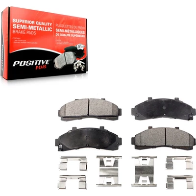 Front Semi Metallic Pads by POSITIVE PLUS - PPF-D652 pa5
