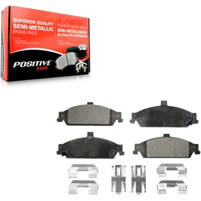 Front Semi Metallic Pads by POSITIVE PLUS - PPF-D727 pa4