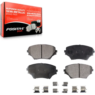 Front Semi Metallic Pads by POSITIVE PLUS - PPF-D862 pa5