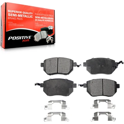 Front Semi Metallic Pads by POSITIVE PLUS - PPF-D969 pa5