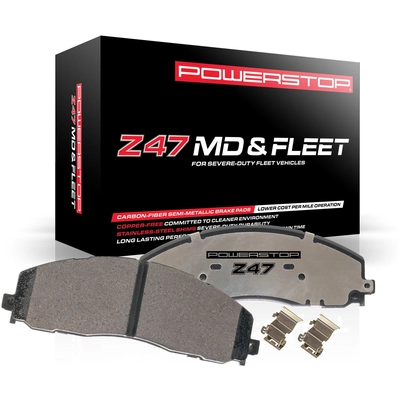 Front Semi Metallic Pads by POWER STOP - Z47-1565 pa1