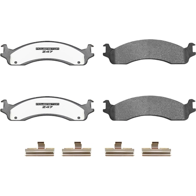 Front Semi Metallic Pads by POWER STOP - Z47-655A pa1