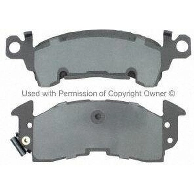 Front Semi Metallic Pads by QUALITY-BUILT - 1000-0052M pa2