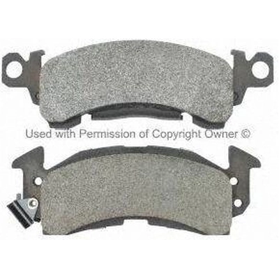 Front Semi Metallic Pads by QUALITY-BUILT - 1000-0052M pa3
