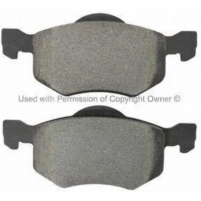 Front Semi Metallic Pads by QUALITY-BUILT - 1000-0843M pa3