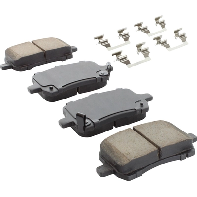 Front Semi Metallic Pads by QUALITY-BUILT - 1001-1028M pa2