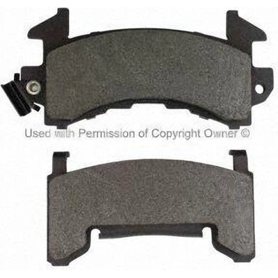 Front Semi Metallic Pads by QUALITY-BUILT - 1002-0154M pa3