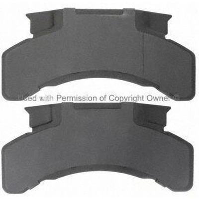 Front Semi Metallic Pads by QUALITY-BUILT - 1002-0224M pa7