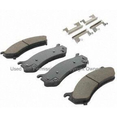 Front Semi Metallic Pads by QUALITY-BUILT - 1002-0785M pa6