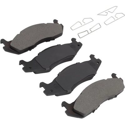 Front Semi Metallic Pads by QUALITY-BUILT - 1003-0203M pa3