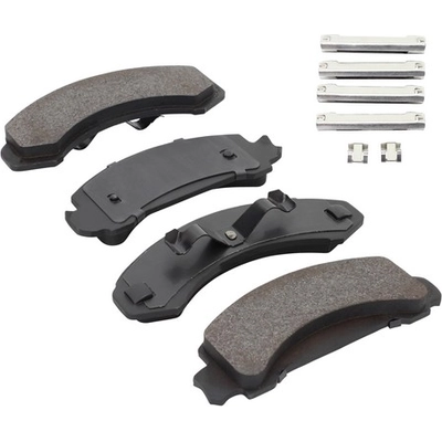 Front Semi Metallic Pads by QUALITY-BUILT - 1003-0387M pa7