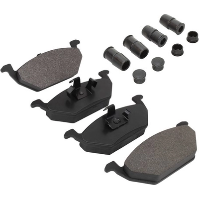 Front Semi Metallic Pads by QUALITY-BUILT - 1003-0768M pa8