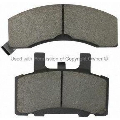 Front Semi Metallic Pads by QUALITY-BUILT - 1003-0845M pa4