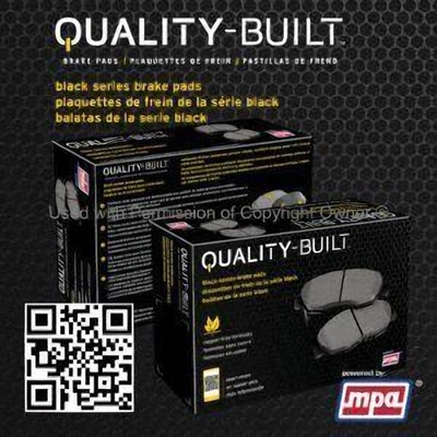 Front Semi Metallic Pads by QUALITY-BUILT - 1003-1365M pa2