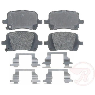 Front Semi Metallic Pads by RAYBESTOS - PGD1028AM pa1