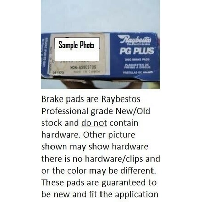 Front Semi Metallic Pads by RAYBESTOS - PGD368M pa6