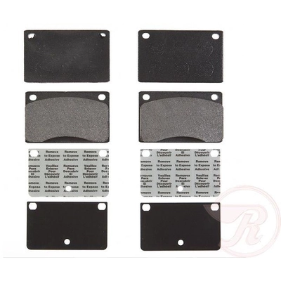 Front Semi Metallic Pads by RAYBESTOS - PGD43AM pa1