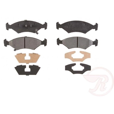 Front Semi Metallic Pads by RAYBESTOS - PGD649M pa1