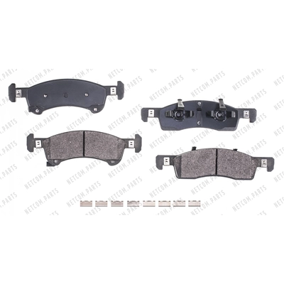 Front Semi Metallic Pads by RS PARTS - RSD934MH pa1