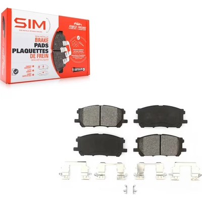 Front Semi Metallic Pads by SIM - SIM-1005 pa5