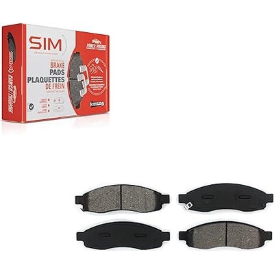 Front Semi Metallic Pads by SIM - SIM-1015 pa4